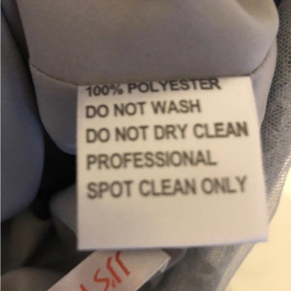 Elegant JJ's House Dress - Stunning Gray Evening Gown - Size 10 - Picture 6 of 6